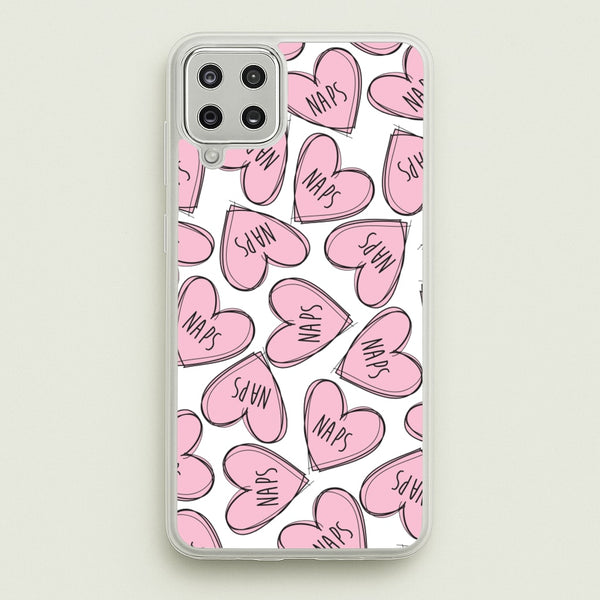 Nap Hearts, Tumblr Inspired  -  Phone Case for Galaxy A12