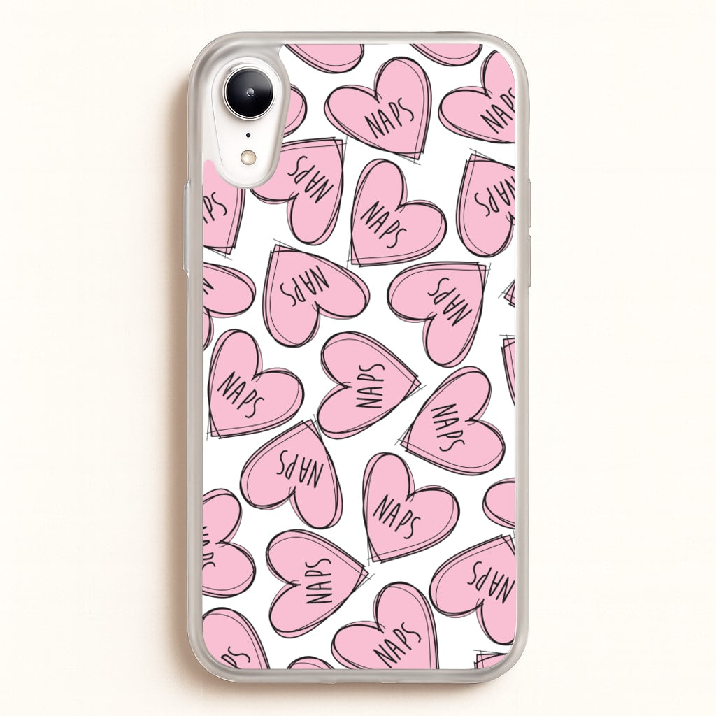 Nap Hearts, Tumblr Inspired  -  Phone Case for iPhone XR