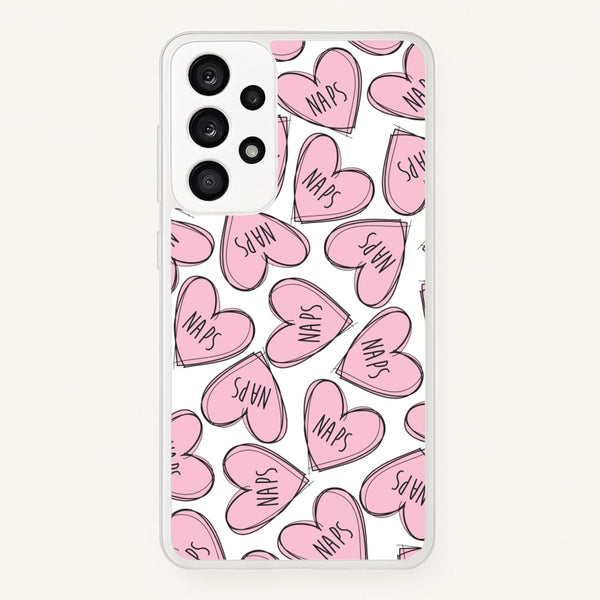 Nap Hearts, Tumblr Inspired  -  Phone Case for Galaxy A53