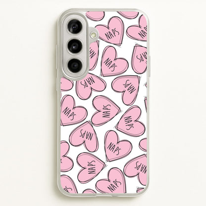 Nap Hearts, Tumblr Inspired  -  Phone Case for Galaxy A56