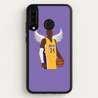 Kobe with wings - Basketball  - Basketball Phone Case for Huawei P30 Lite