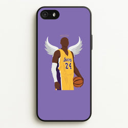 Kobe with wings - Basketball  - Basketball Phone Case for iPhone 5 / 5s / SE 2016