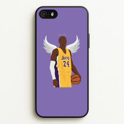 Kobe with wings - Basketball  - Basketball Phone Case for iPhone 5 / 5s / SE 2016