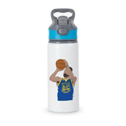 Curry - Basketball Active Water Bottle - Blue