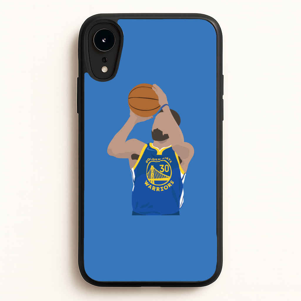 Curry - Basketball  - Basketball Phone Case for iPhone XR