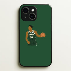 Giannis - Basketball  - Basketball Phone Case for iPhone 15