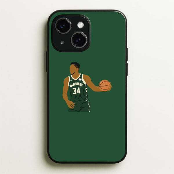 Giannis - Basketball  - Basketball Phone Case for iPhone 15