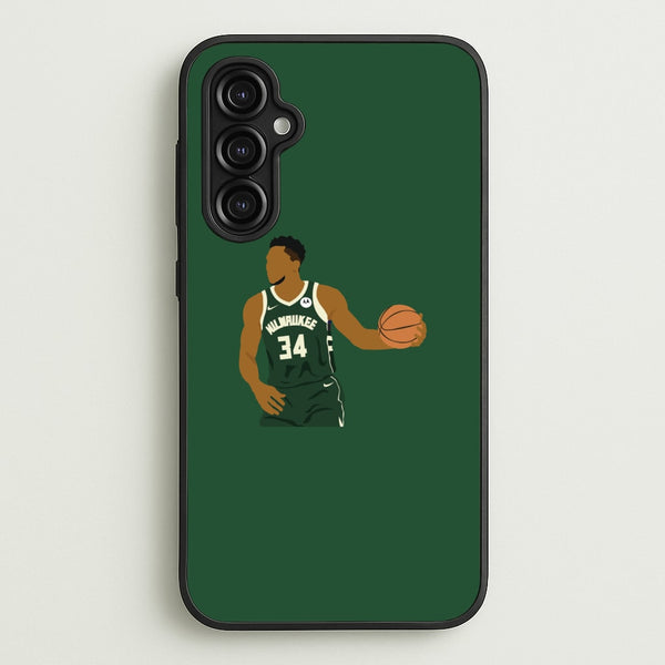 Giannis - Basketball  - Basketball Phone Case for Galaxy A14