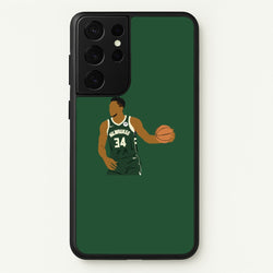 Giannis - Basketball  - Basketball Phone Case for Galaxy S21 Ultra