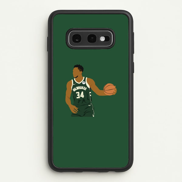 Giannis - Basketball  - Basketball Phone Case for Galaxy S10e