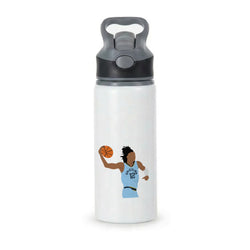 Morant - Basketball Active Water Bottle - Black