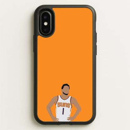 Booker - Basketball  - Basketball Phone Case for iPhone X / XS