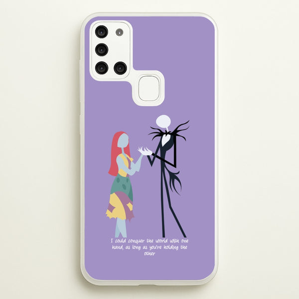 I Could Conquer The World - TNBC  - Halloween Phone Case for Galaxy A21s