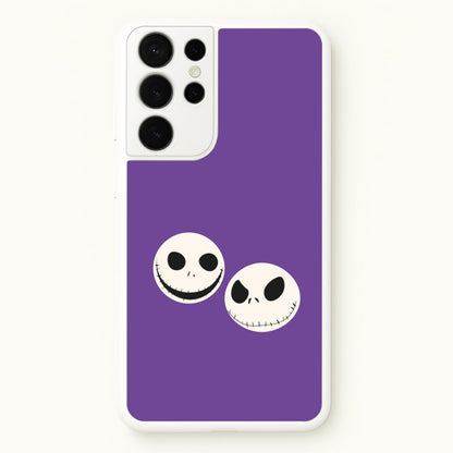 Skellington Heads - TNBC  - Halloween Phone Case for Galaxy S21 Ultra