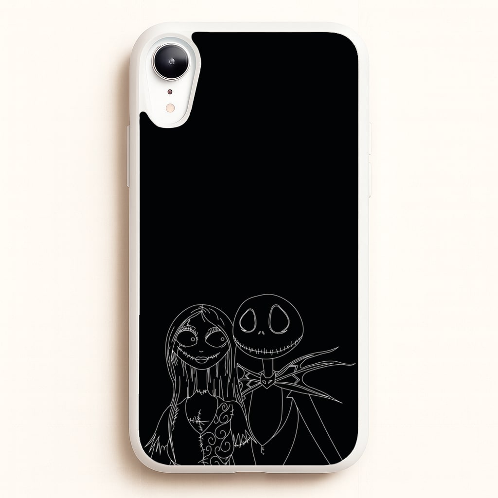Jack And Sally - TNBC  - Halloween Phone Case for iPhone XR