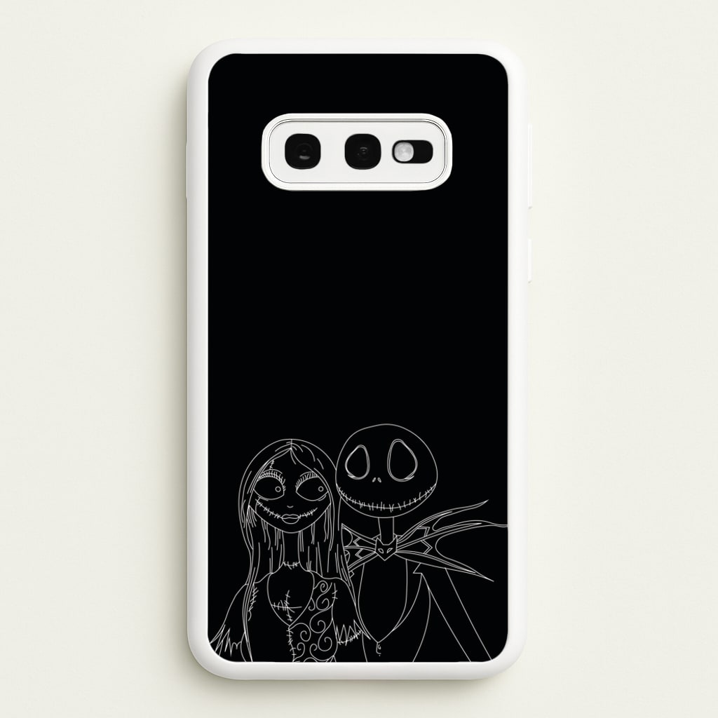 Jack And Sally - TNBC  - Halloween Phone Case for Galaxy S10e