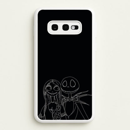 Jack And Sally - TNBC  - Halloween Phone Case for Galaxy S10e