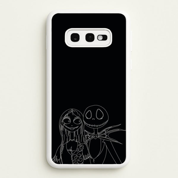Jack And Sally - TNBC  - Halloween Phone Case for Galaxy S10e