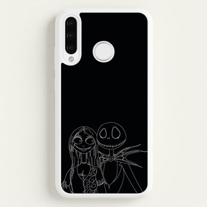Jack And Sally - TNBC  - Halloween Phone Case for Huawei P30 Pro