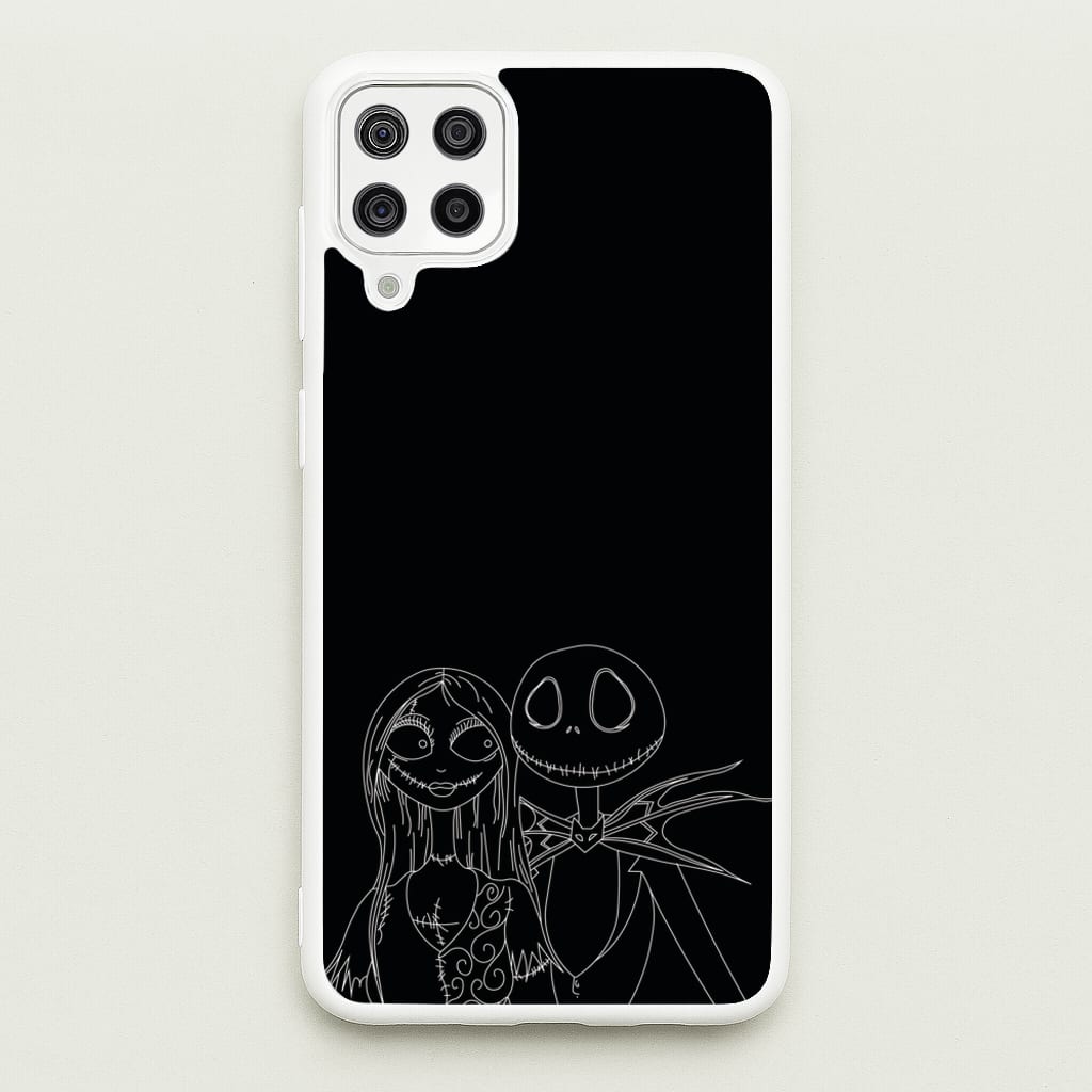 Jack And Sally - TNBC  - Halloween Phone Case for Galaxy A12