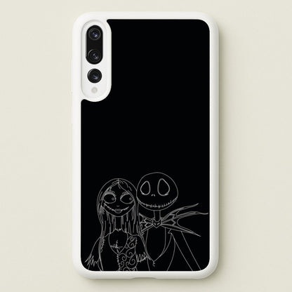 Jack And Sally - TNBC  - Halloween Phone Case for Huawei P20 Pro