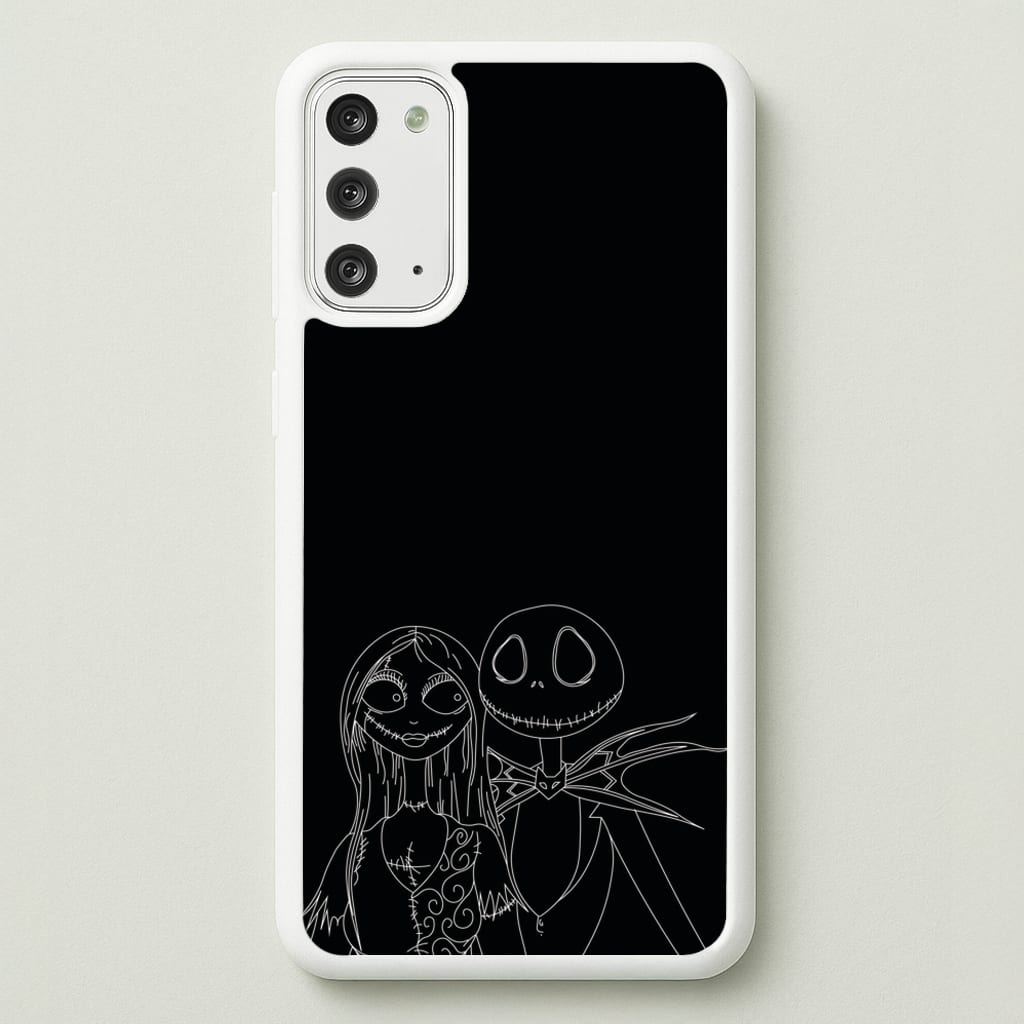 Jack And Sally - TNBC  - Halloween Phone Case for Galaxy Note 20