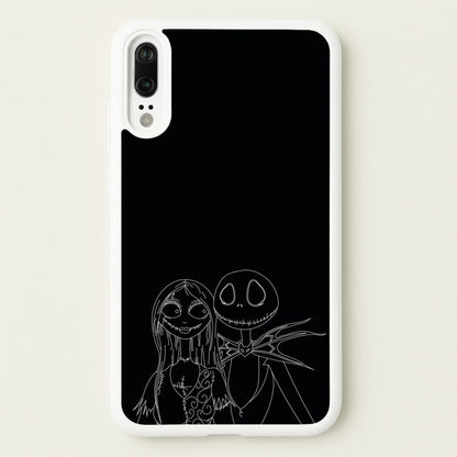 Jack And Sally - TNBC  - Halloween Phone Case for Huawei P20