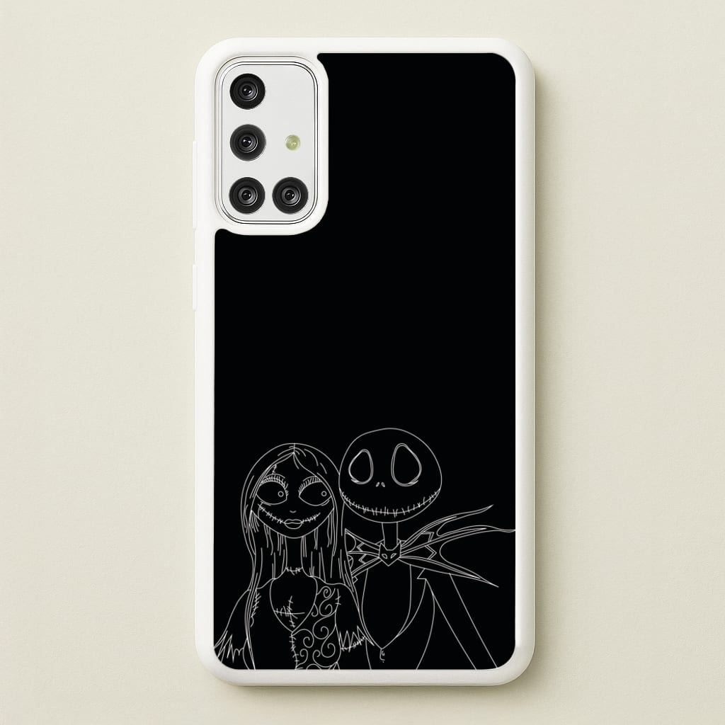 Jack And Sally - TNBC  - Halloween Phone Case for Galaxy A71