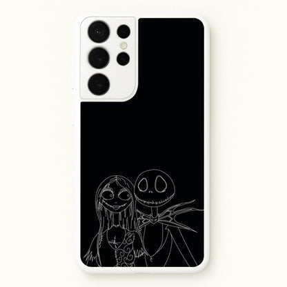Jack And Sally - TNBC  - Halloween Phone Case for Galaxy S21 Ultra