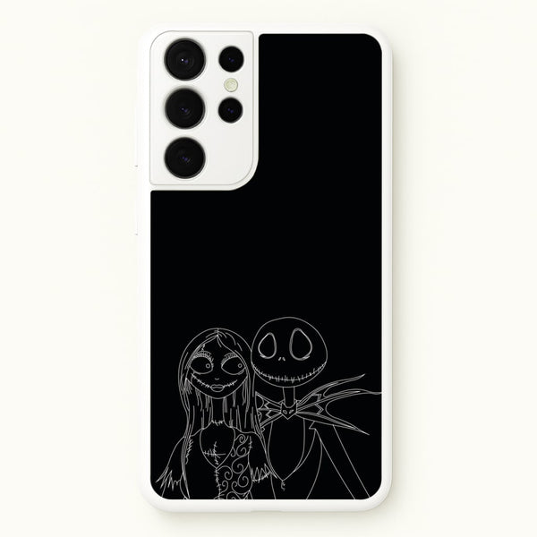 Jack And Sally - TNBC  - Halloween Phone Case for Galaxy S21 Ultra