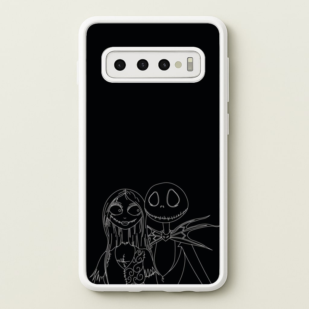 Jack And Sally - TNBC  - Halloween Phone Case for Galaxy S10 Plus