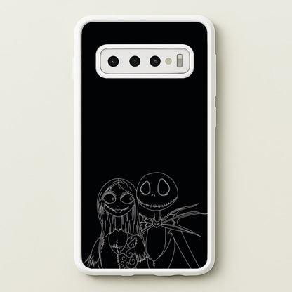 Jack And Sally - TNBC  - Halloween Phone Case for Galaxy S10 Plus