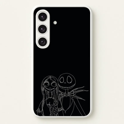 Jack And Sally - TNBC  - Halloween Phone Case for Galaxy S25 Plus