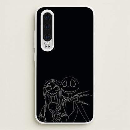 Jack And Sally - TNBC  - Halloween Phone Case for Huawei P30