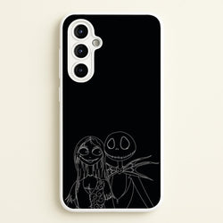 Jack And Sally - TNBC  - Halloween Phone Case for Galaxy A54