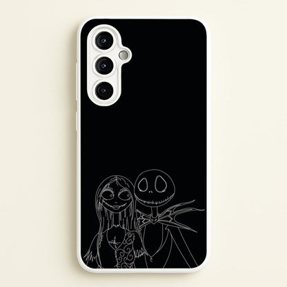 Jack And Sally - TNBC  - Halloween Phone Case for Galaxy A54