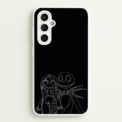Jack And Sally - TNBC  - Halloween Phone Case for Galaxy A14