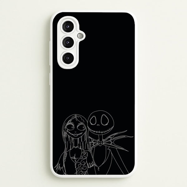 Jack And Sally - TNBC  - Halloween Phone Case for Galaxy A14