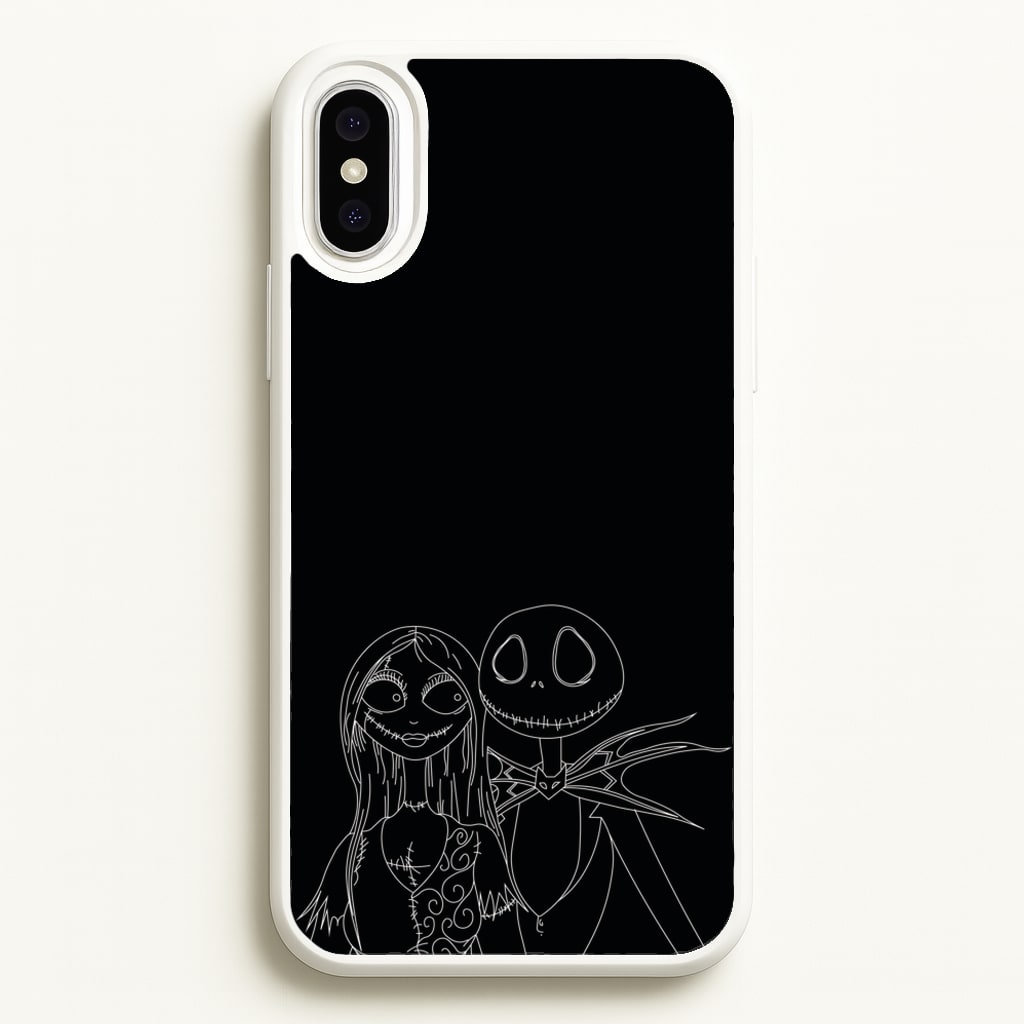 Jack And Sally - TNBC  - Halloween Phone Case for iPhone XS Max