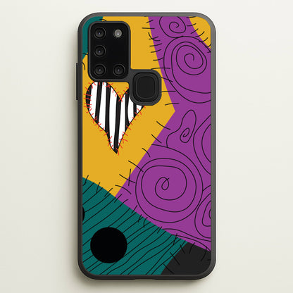 Sally's Dress - TNBC  - Halloween Phone Case for Galaxy A21s