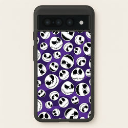 Skull Pattern  - Nightmare Before Christmas Phone Case for Google Pixel 7 Pro