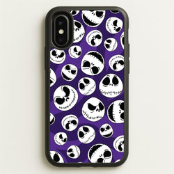 Skull Pattern  - Nightmare Before Christmas Phone Case for iPhone X / XS