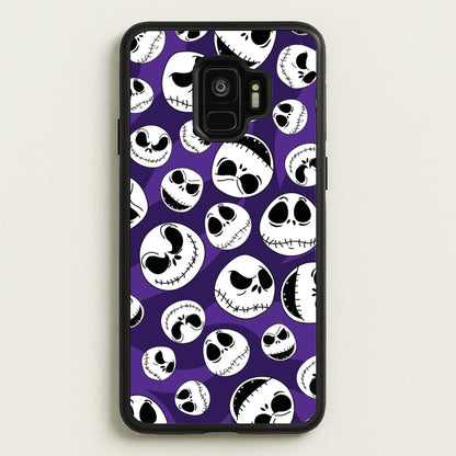 Skull Pattern  - Nightmare Before Christmas Phone Case for Galaxy S9