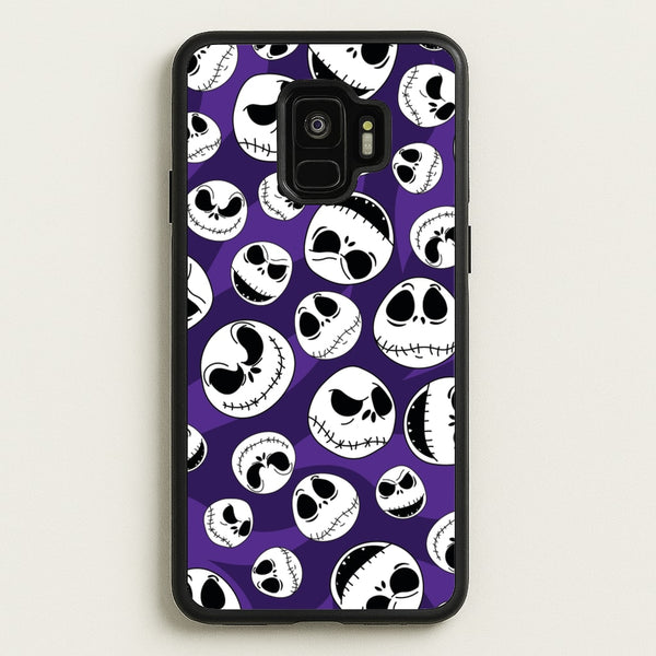 Skull Pattern  - Nightmare Before Christmas Phone Case for Galaxy S9