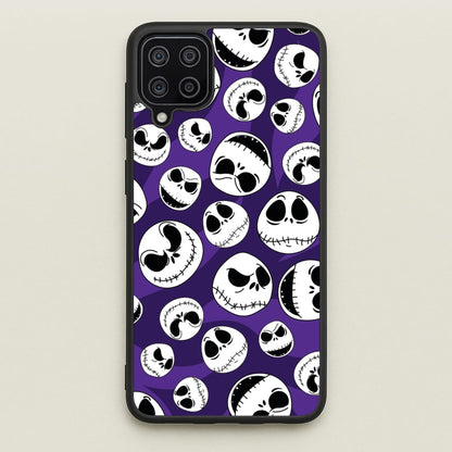 Skull Pattern  - Nightmare Before Christmas Phone Case for Galaxy A12