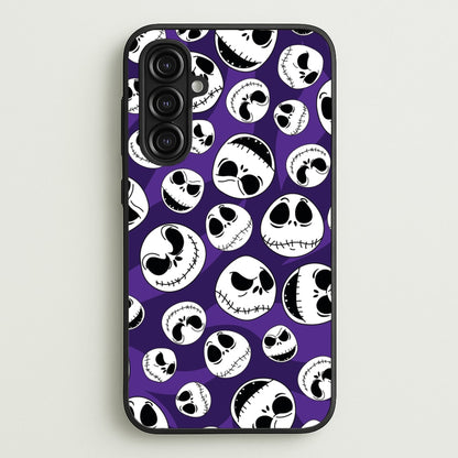 Skull Pattern  - Nightmare Before Christmas Phone Case for Galaxy A16