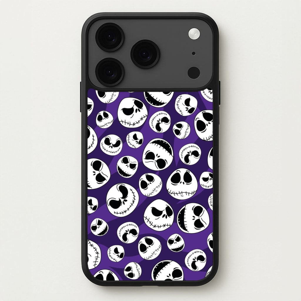 Skull Pattern Phone Case for iPhone 17 Pro