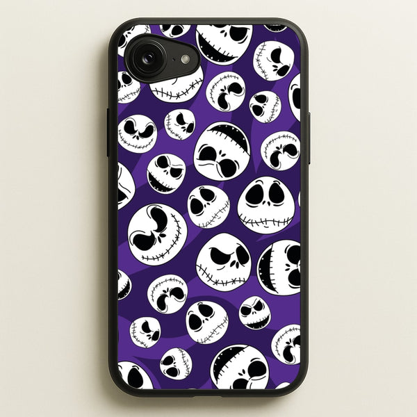 Skull Pattern  - Nightmare Before Christmas Phone Case for iPhone 16e