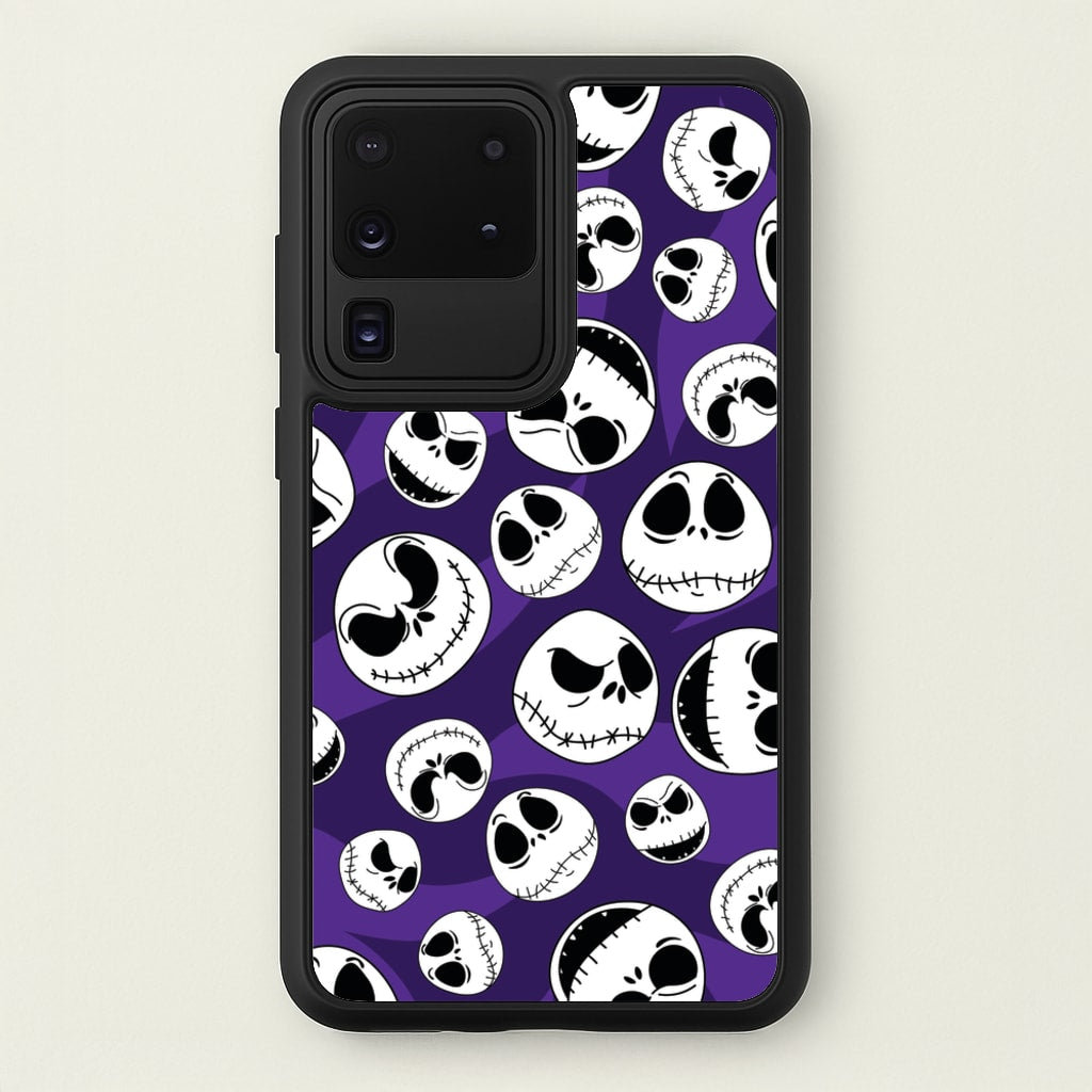 Skull Pattern  - Nightmare Before Christmas Phone Case for Galaxy S20 Ultra