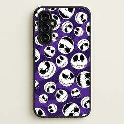 Skull Pattern  - Nightmare Before Christmas Phone Case for Galaxy A54
